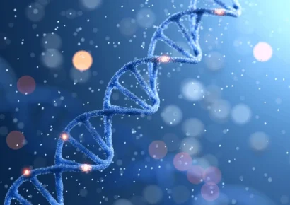 a fictitious representation of DNA